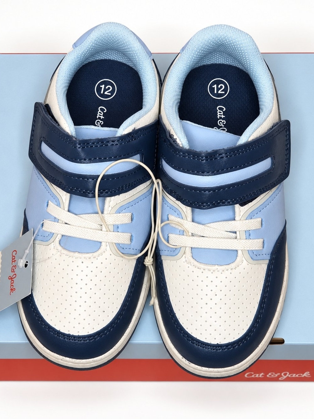 Cat & Jack Toddler Hudson Hook and Loop Closure Court Sneakers Court